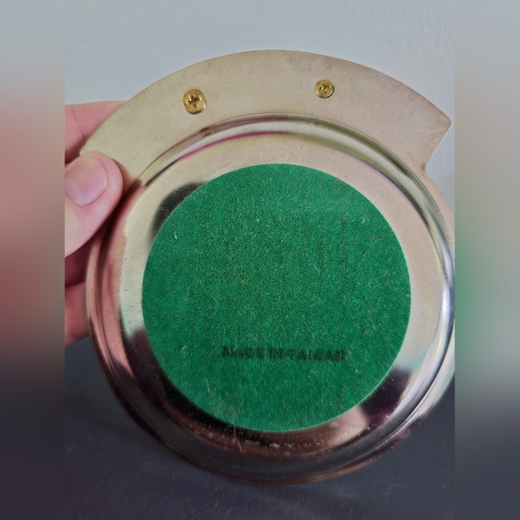 GOLF Trinket Dish Tray Caddy Silver Tone Coin Pocket Change - Picture 5 of 6